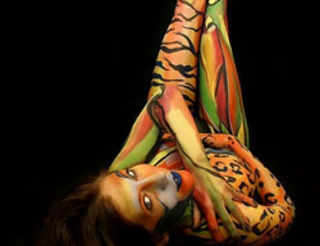 Fotoshooting mit Bodypainting Region Bern