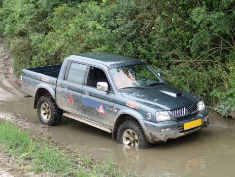 4x4 tout-terrain aux Pays-Bas