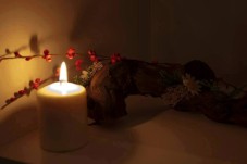 Massagem com Óleo de Vela Aromática