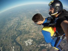 saut en parachute en tandem dans le Bade-Wurtemberg