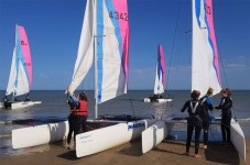 Hele dag catamaranzeilen in Cadzand-Bad