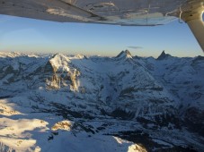 Vol touristique au-dessus de la Jungfrau – Suisse