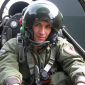 Vol en avion de chasse en Italie