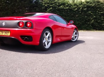 Driving experience in a Ferrari 360 modena in the Netherlands